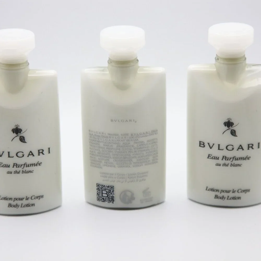 BVLGARI au thé Blanc Pack Of 3 NEW (White Tea) Body Lotion - 2.5 Fl oz / 75mL - Picture 2 of 2